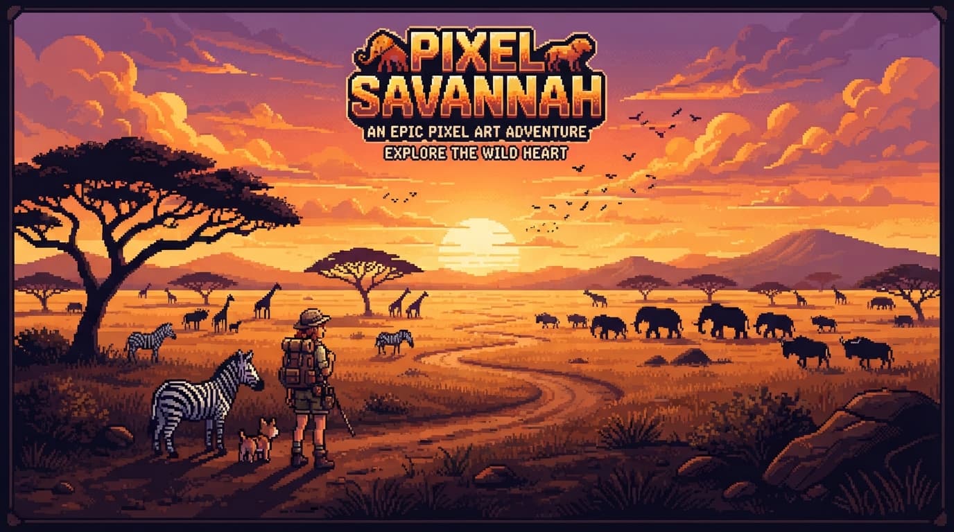 Pixel Savannah — Indie Game